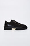 Valmenti Livio Erkek Siyah Nubuk Hakiki Deri Sneakers & Spor Ayakkabı 352 18004 ERK AYK Y23
