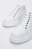 Valmenti Livio Erkek Beyaz Nappa Hakiki Deri Sneakers & Spor Ayakkabı 352 18004 ERK AYK Y23