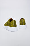 Valmenti Bosco Erkek Yeşil Hakiki Deri Sneakers & Spor Ayakkabı 352 18375 ERK AYK Y23