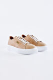 Valmenti Bosco Erkek Bej Hakiki Deri Sneakers & Spor Ayakkabı 352 18375 ERK AYK Y23