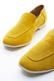 Valmenti Prunella Kadın Sarı Süet Hakiki Deri Loafer Ayakkabı 902 6765 BN AYK Y23