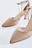 Valmenti Bianca Kadın Nude Hakiki Deri Topuklu Ayakkabı 613 26818 BN AYK Y23