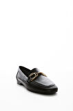 Valmenti Agathe Kadın Siyah Hakiki Deri Loafer Ayakkabı 961 58-1 BN AYK Y23