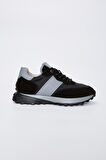Valmenti Agatho Erkek Siyah\Gri Deri Sneakers & Spor Ayakkabı 383 5630 ERK AYK Y23
