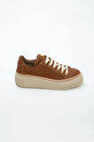 Tamer Tanca Kadın Hakiki Deri Taba Floter Sneakers & Spor Ayakkabı 937 5022-09 BN AYK Y23 TABA FLOTER