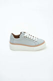 Tamer Tanca Kadın Hakiki Deri Gri Sneakers & Spor Ayakkabı 937 5022-09 BN AYK Y23 GRI FLOTER
