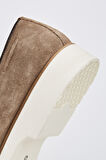 Valmenti Ottone Erkek Bej Süet Hakiki Deri Loafer Ayakkabı 537 3205-VAL ERK AYK Y23