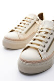 Valmenti Nora Kadın Bej Floter Hakiki Deri Sneakers & Spor Ayakkabı 937 5022-48 BN AYK Y23