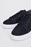 Valmenti Leo Erkek Lacivert Nubuk Hakiki Deri Sneakers & Spor Ayakkabı 04 3502 ERK AYK Y23