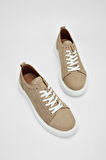 Valmenti Leo Erkek Bej Nubuk Hakiki Deri Sneakers & Spor Ayakkabı 04 3502 ERK AYK Y23
