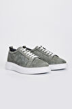 Valmenti Leo Erkek Gri Nubuk Hakiki Deri Sneakers & Spor Ayakkabı 04 3502 ERK AYK Y23