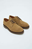 Tamer Tanca Erkek Hakiki Deri Bej Casual Ayakkabı 183 27456 ERK AYK SK23/24 BEJ SUET