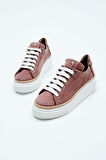 Tamer Tanca Kadın Hakiki Deri Gül Kurusu Nubuk Sneakers & Spor Ayakkabı 937 5022-10 BN AYK Y23 GULKURUSU NBK