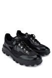 Tamer Tanca Erkek Hakiki Deri Siyah Süet Sneakers & Spor Ayakkabı 698 1061-2 ERK AYK SK23/24 SYH SUET/SYH BSK