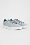 Valmenti Erkek Gri Hakiki Deri Sneakers & Spor Ayakkabı 167 7046 ERK AYK Y23