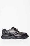 Exton Erkek Hakiki Deri Siyah Casual Ayakkabı 994 9250 ERK AYK K23/24 BLACK