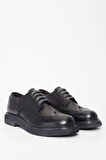 Exton Erkek Hakiki Deri Siyah Casual Ayakkabı 994 9250 ERK AYK K23/24 BLACK