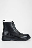 Exton Erkek Hakiki Deri Siyah Casual Bot 994 9255 ERK BOT K23/24 BLACK