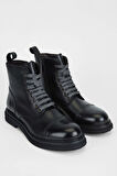 Exton Erkek Hakiki Deri Siyah Casual Bot 994 9255 ERK BOT K23/24 BLACK
