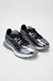 Valmenti Erkek Gri prst Hakiki Deri Sneakers & Spor Ayakkabı 698 1062-5 ERK AYK SK23/24