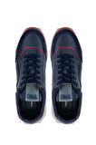 Tamer Tanca Erkek Hakiki Deri Lacivert Sneakers & Spor Ayakkabı 698 1060-3 ERK AYK SK23/24 LACI/BORDO