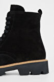 Valmenti Kadın Siyah Süet Hakiki Deri Casual Bot 902 2735 BN BOT SK23/24