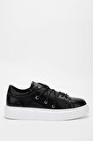Tamer Tanca Erkek Hakiki Deri Siyah Sneakers & Spor Ayakkabı 352 19014 ERK AYK SK23/24 SIYAH