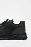 Tamer Tanca Erkek Hakiki Deri Haki Sneakers & Spor Ayakkabı 381 18626 ERK AYK SK23/24 HAKI