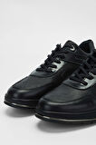 Tamer Tanca Erkek Hakiki Deri Siyah Sneakers & Spor Ayakkabı 381 18626 ERK AYK SK23/24 SIYAH