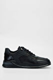 Tamer Tanca Erkek Hakiki Deri Siyah Sneakers & Spor Ayakkabı 381 18626 ERK AYK SK23/24 SIYAH