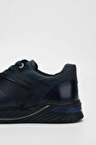 Tamer Tanca Erkek Hakiki Deri Lacivert Sneakers & Spor Ayakkabı 381 18626 ERK AYK SK23/24 LACIVERT