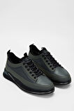 Tamer Tanca Erkek Hakiki Deri Gri Sneakers & Spor Ayakkabı 381 18630 ERK AYK SK23/24 GRI
