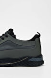 Tamer Tanca Erkek Hakiki Deri Gri Sneakers & Spor Ayakkabı 381 18630 ERK AYK SK23/24 GRI