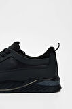 Tamer Tanca Erkek Hakiki Deri Siyah Sneakers & Spor Ayakkabı 381 18630 ERK AYK SK23/24 SIYAH