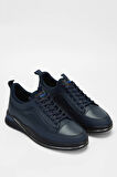 Tamer Tanca Erkek Hakiki Deri Lacivert Sneakers & Spor Ayakkabı 381 18630 ERK AYK SK23/24 LACIVERT
