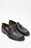 Tamer Tanca Erkek Hakiki Deri Siyah Loafer Ayakkabı 477 63933 ERK AYK SK23/24 SIYAH GYK