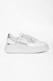 Valmenti Kadın Beyaz Gümüş Vegan Sneakers & Spor Ayakkabı 804 0208-21 BN AYK SK23/24