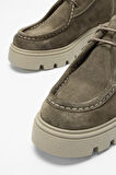 Valmenti Kadın Haki Süet Hakiki Deri Casual Ayakkabı 957 36309 BN AYK SK23/24