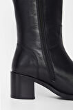 Tamer Tanca Kadın Hakiki Deri Siyah Deri Casual Çizme 33 36510 BN CZM SK23/24 SIYAH DR