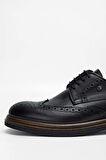Tamer Tanca Erkek Hakiki Deri Siyah Casual Ayakkabı 537 3262 ERK AYK SK23/24 SIYAH FNSJ