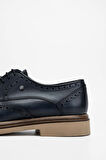Tamer Tanca Erkek Hakiki Deri Lacivert Casual Ayakkabı 537 3262 ERK AYK SK23/24 LACI FNSJ