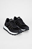Valmenti Kadın Siyah Süet Hakiki Deri Sneakers & Spor Ayakkabı 775 357205 BN AYK SK23/24