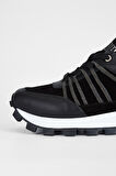 Valmenti Kadın Siyah Süet Hakiki Deri Sneakers & Spor Ayakkabı 775 357205 BN AYK SK23/24