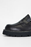 Valmenti Kadın Siyah Hakiki Deri Casual Loafer 775 5004 BN AYK SK23/24