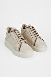 Valmenti Kadın Bej Hakiki Deri Sneakers & Spor Ayakkabı 775 1732 BN AYK SK23/24