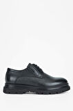 Tamer Tanca Erkek Hakiki Deri Siyah Casual Ayakkabı 818 2023 ERK AYK SK23/24 SIYAH FLTR
