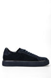 Tamer Tanca Erkek Hakiki Deri Lacivert Süet Sneakers & Spor Ayakkabı 804 649 ERK AYK SK23/24 LACI SUET