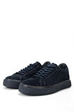 Tamer Tanca Erkek Hakiki Deri Lacivert Süet Sneakers & Spor Ayakkabı 804 649 ERK AYK SK23/24 LACI SUET