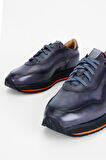 Valmenti Erkek Siyah duman Deri Sneakers & Spor Ayakkabı 1004 S3810 ERK AYK SK23/24
