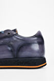 Valmenti Erkek Siyah duman Deri Sneakers & Spor Ayakkabı 1004 S3810 ERK AYK SK23/24